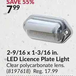 Princess Auto 2-9/16 x 1-3/16 in. LED Licence Plate Light offer