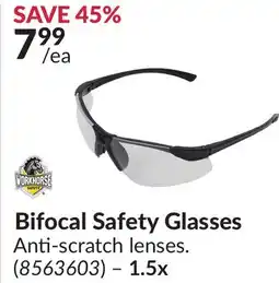 Princess Auto Safety Glasses 1.5x offer