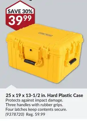 Princess Auto 25 x 19 x 13-1/2 in. Hard Plastic Case offer