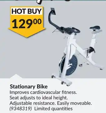 Princess Auto Stationary Bike offer