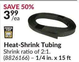 Princess Auto Heat-Shrink Tubing offer