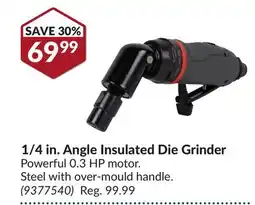 Princess Auto 1/4 in. Angle Insulated Die Grinder offer