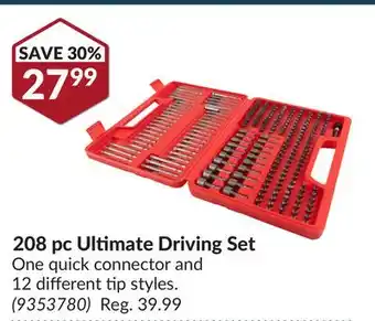 Princess Auto 208 pc Ultimate Driving Set offer