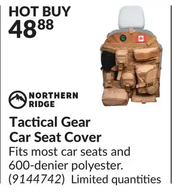 Princess Auto Tactical Gear Car Seat Cover offer