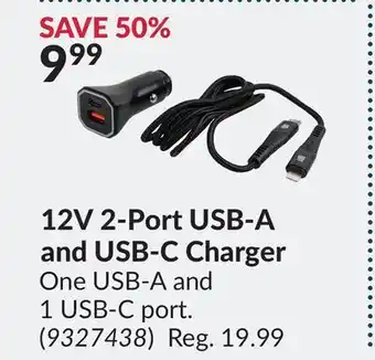 Princess Auto 12V 2-Port USB-A and USB-C Charger offer