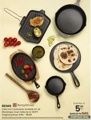 Stokes REIMS Cast Iron Cookware, Suitable for all Stovetops offer