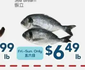 Oceans Fresh Food Market Sea Bream offer