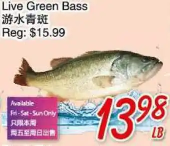 Foody Mart Live Green Bass offer