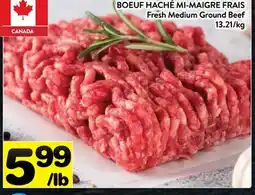 Supermarché PA BOEUF HACHÉ MI-MAIGRE FRAIS | Fresh Medium Ground Beef offer