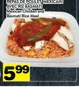 Supermarché PA REPAS DE POULET MEXICAIN AVEC RIZ BASMATI | Mexican Chicken and Basmati Rice Meal offer