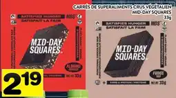 Supermarché PA CARRÉS DE SUPERALIMENTS CRUS VÉGÉTALIEN | MID-DAY SQUARES offer