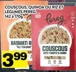 Supermarché PA COUSCOUS, QUINOA OU RIZ ET LÉGUMES PEREG offer