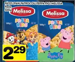 Supermarché PA PÂTES (PAW PATROL OU PEPPA PIG) MELISSA | Pasta offer