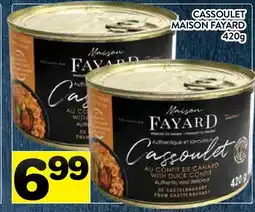 Supermarché PA CASSOULET MAISON FAYARD offer