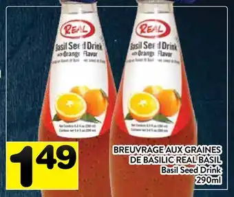 Supermarché PA BREUVRAGE AUX GRAINES DE BASILIC REAL BASIL | Basil Seed Drink offer