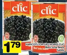 Supermarché PA HARICOTS TORTUES NOIRES CLIC | CLIC Black Turtle Beans offer