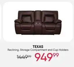 Meubles RD Reclining, Storage Compartment and Cup Holders offer