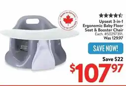 Walmart Upseat 3-in-1 Ergonomic Baby Floor Seat & Booster Chair offer