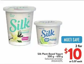 Walmart Silk Plant-Based Yogurt offer