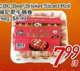 Foody Mart CBC Beef Brisket Sliced Roll offer