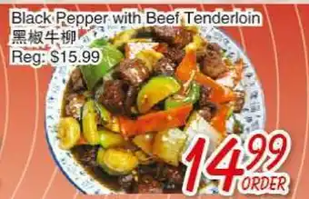 Foody Mart Black Pepper With Beef Tenderloin offer