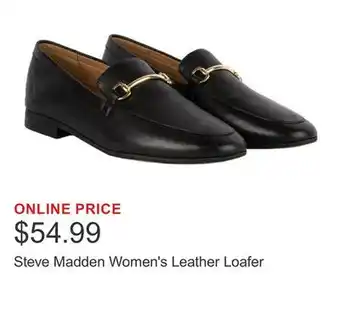 Costco Steve Madden Women's Leather Loafer offer