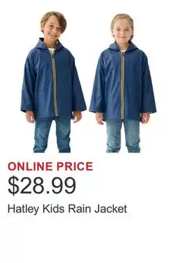 Costco Hatley Kids Rain Jacket offer