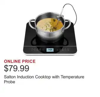 Costco Salton Induction Cooktop with Temperature Probe offer