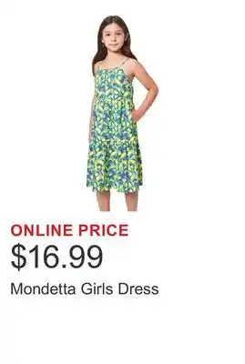 Costco Mondetta Girls Dress offer