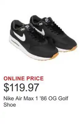 Costco Nike Air Max 1 '86 OG Golf Shoe offer