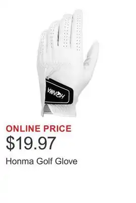 Costco Honma Golf Glove offer