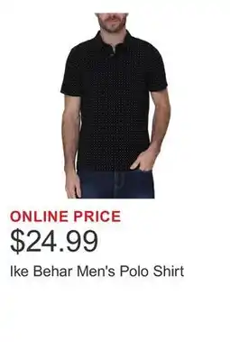 Costco Ike Behar Men's Polo Shirt offer