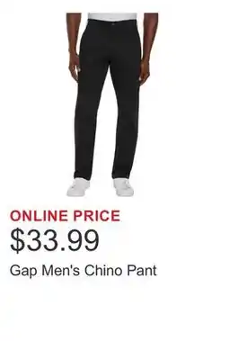 Costco Gap Men's Chino Pant offer