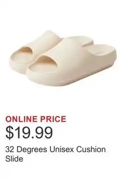 Costco 32 Degrees Unisex Cushion Slide offer