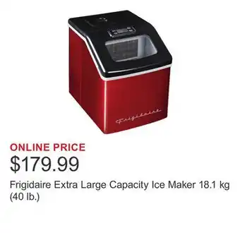 Costco Frigidaire Extra Large Capacity Ice Maker 18.1 kg (40 lb.) offer