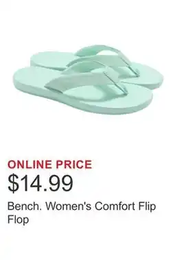 Costco Bench. Women's Comfort Flip Flop offer