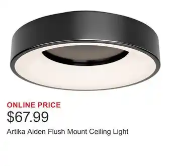 Costco Artika Aiden Flush Mount Ceiling Light offer