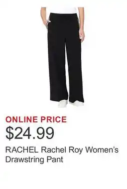 Costco RACHEL Rachel Roy Women's Drawstring Pant offer