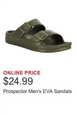 Costco Prospector Men's EVA Sandals offer