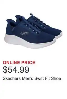 Costco Skechers Men's Swift Fit Shoe offer