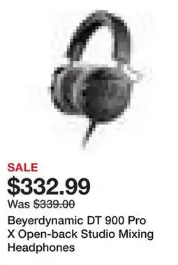 Newegg Beyerdynamic DT 900 Pro X Open-back Studio Mixing Headphones offer