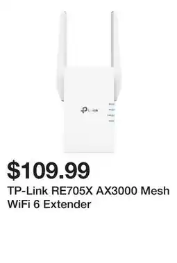 Newegg TP-Link RE705X AX3000 Mesh WiFi 6 Extender offer