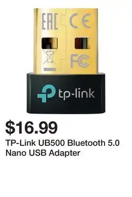 Newegg TP-Link UB500 Bluetooth 5.0 Nano USB Adapter offer