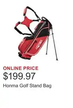 Costco Honma Golf Stand Bag offer