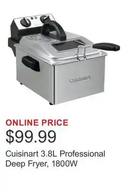 Costco Cuisinart 3.8L Professional Deep Fryer, 1800W offer