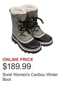 Costco Sorel Women's Caribou Winter Boot offer