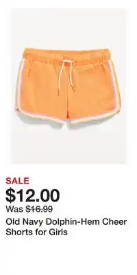 Old Navy Old Navy Dolphin-Hem Cheer Shorts for Girls offer