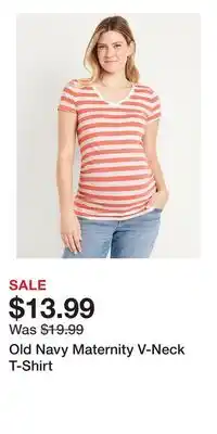 Old Navy Old Navy Maternity V-Neck T-Shirt offer