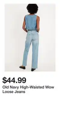 Old Navy Old Navy High-Waisted Wow Loose Jeans offer