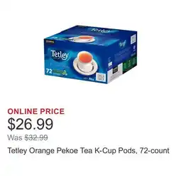 Costco Tetley Orange Pekoe Tea K-Cup Pods, 72-count offer